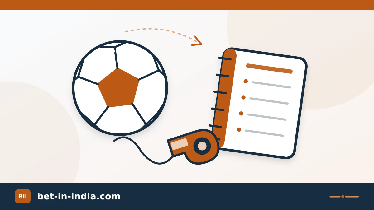 Ball, whistle and notebook for sports analysis